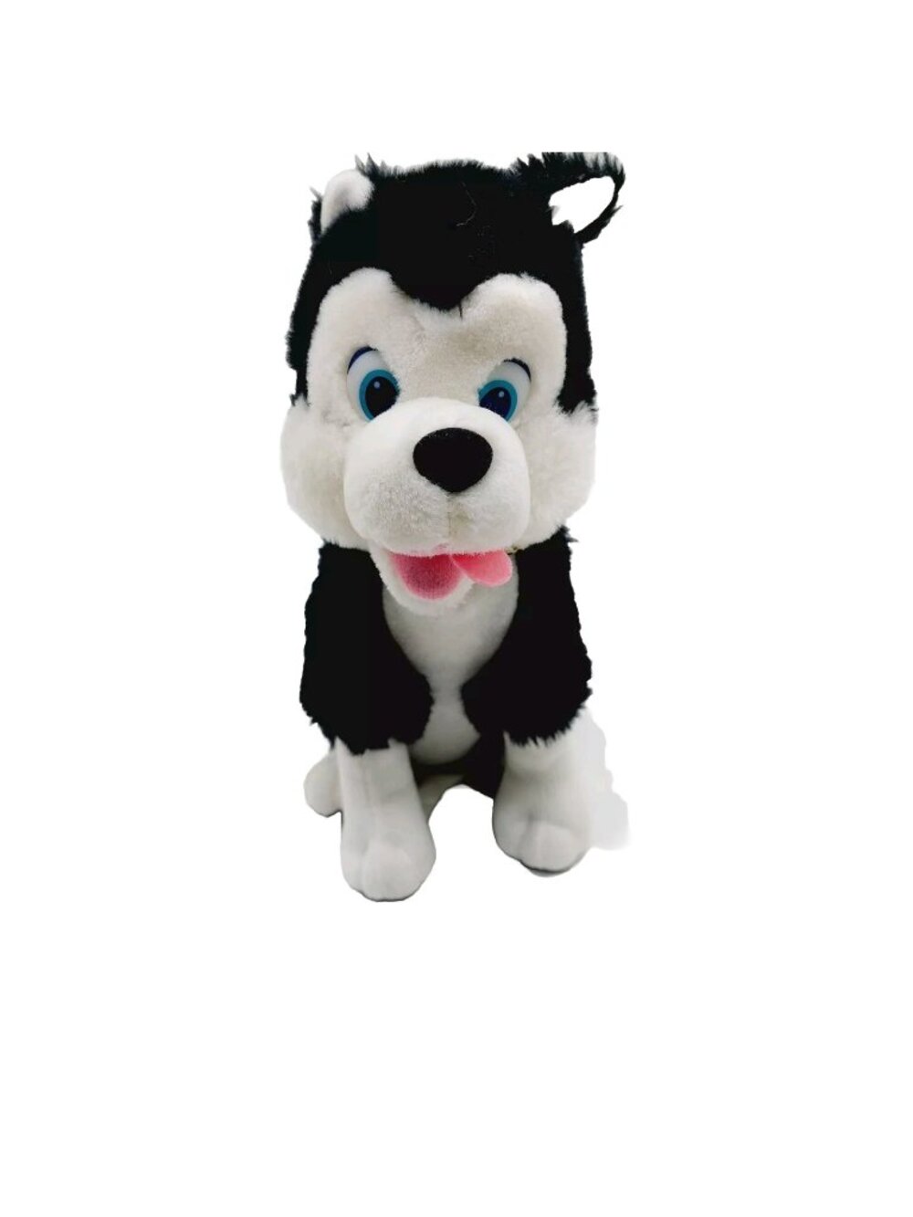 Husky Dog Plush Stuffed Animal Black White 8" Classic Toy Co